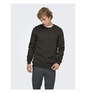 Sweatshirt „Connor Life“ in Regular Fit – Schwarz