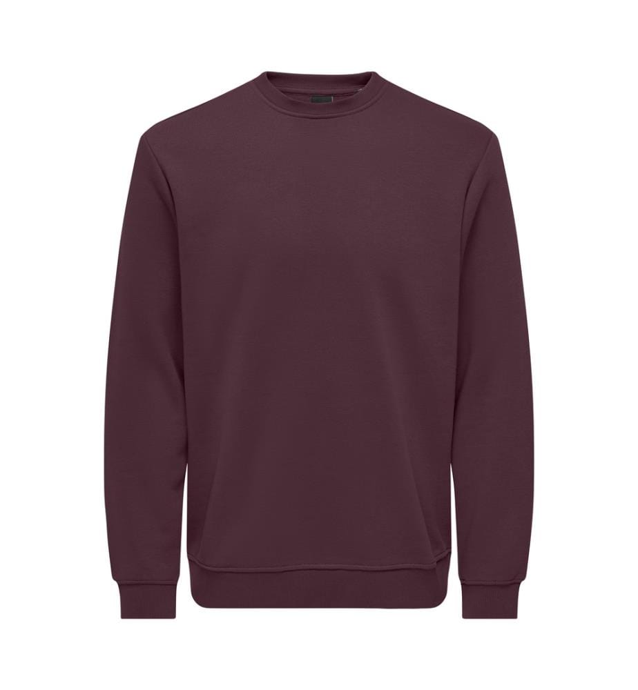 Sweatshirt „Connor Life“ in Regular Fit – Bordeaux
