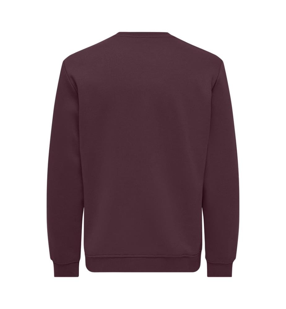Sweatshirt „Connor Life“ in Regular Fit – Bordeaux