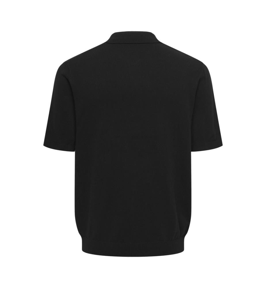 Polo in maglia - Nero