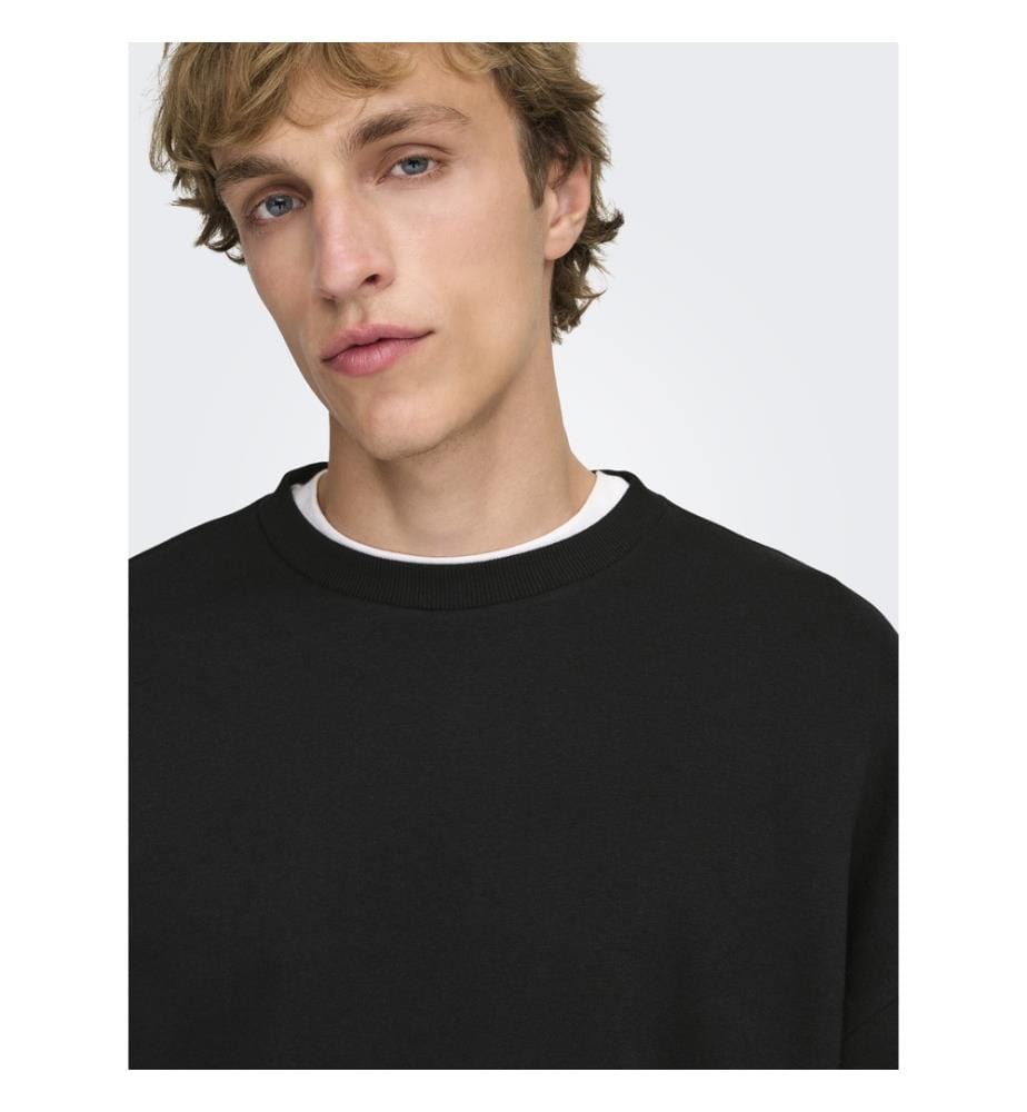 Oversize-Sweatshirt „Ceres“ – Schwarz
