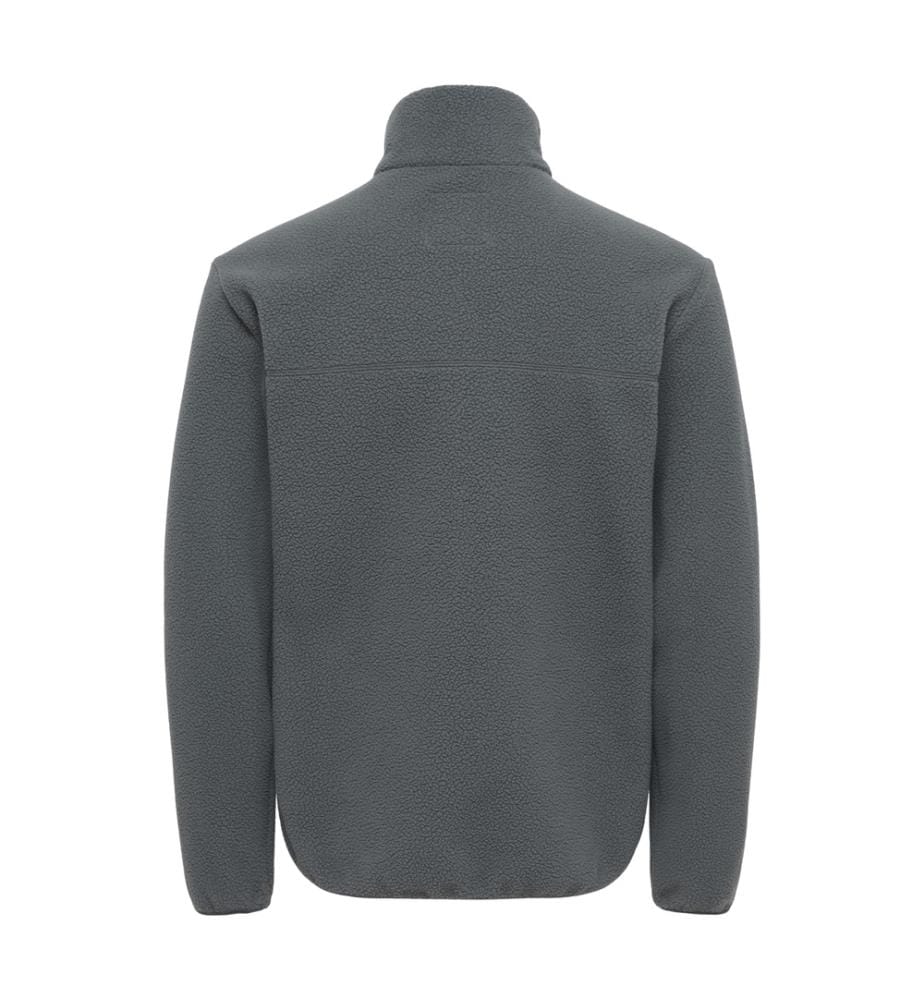 Veste polaire - Gris rayé