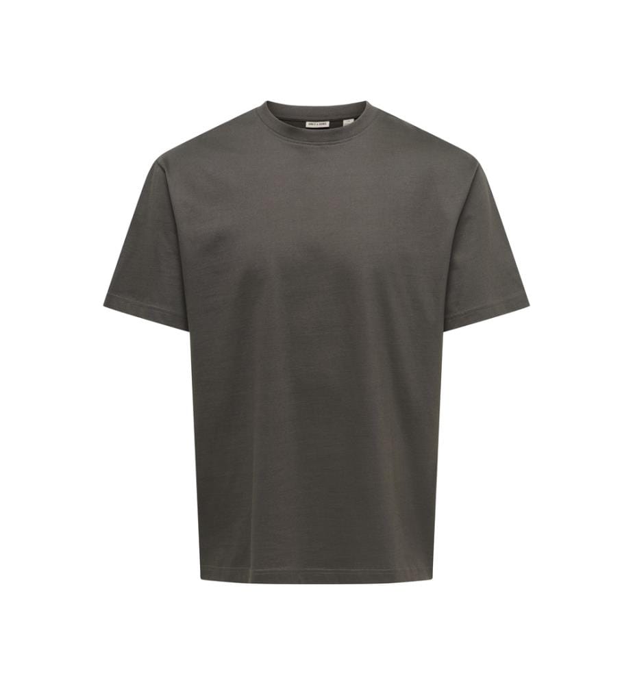 Fred Life T-Shirt in Relaxed Fit – Grau