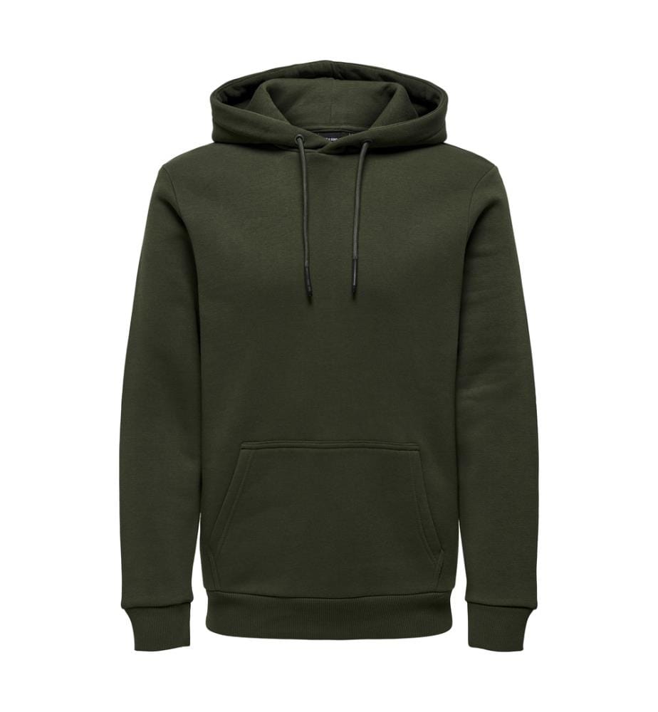 Hoodie in Regular Fit von Ceres – Khaki