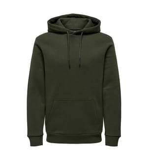 Hoodie in Regular Fit von Ceres – Khaki