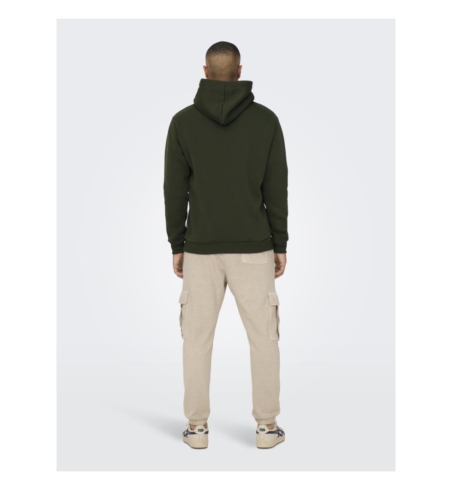 Hoodie in Regular Fit von Ceres – Khaki