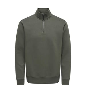 Sweatshirt „Ceres“ in Regular Fit – Khaki