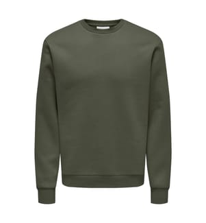 Sweatshirt „Ceres“ in Regular Fit – Khaki
