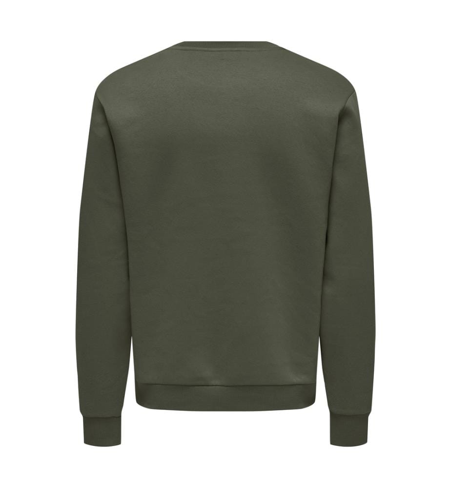 Sweatshirt „Ceres“ in Regular Fit – Khaki