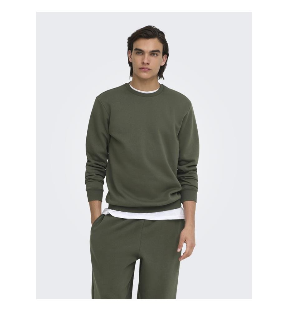 Sweatshirt „Ceres“ in Regular Fit – Khaki