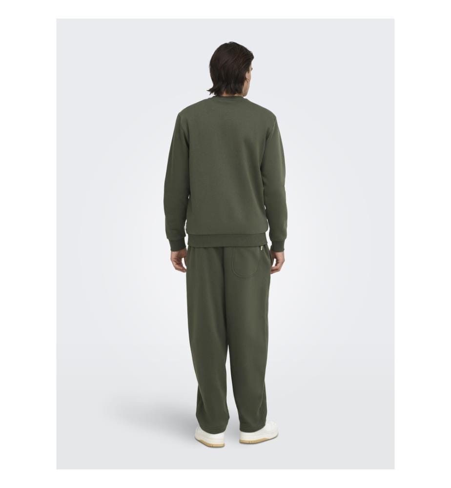 Sweatshirt „Ceres“ in Regular Fit – Khaki