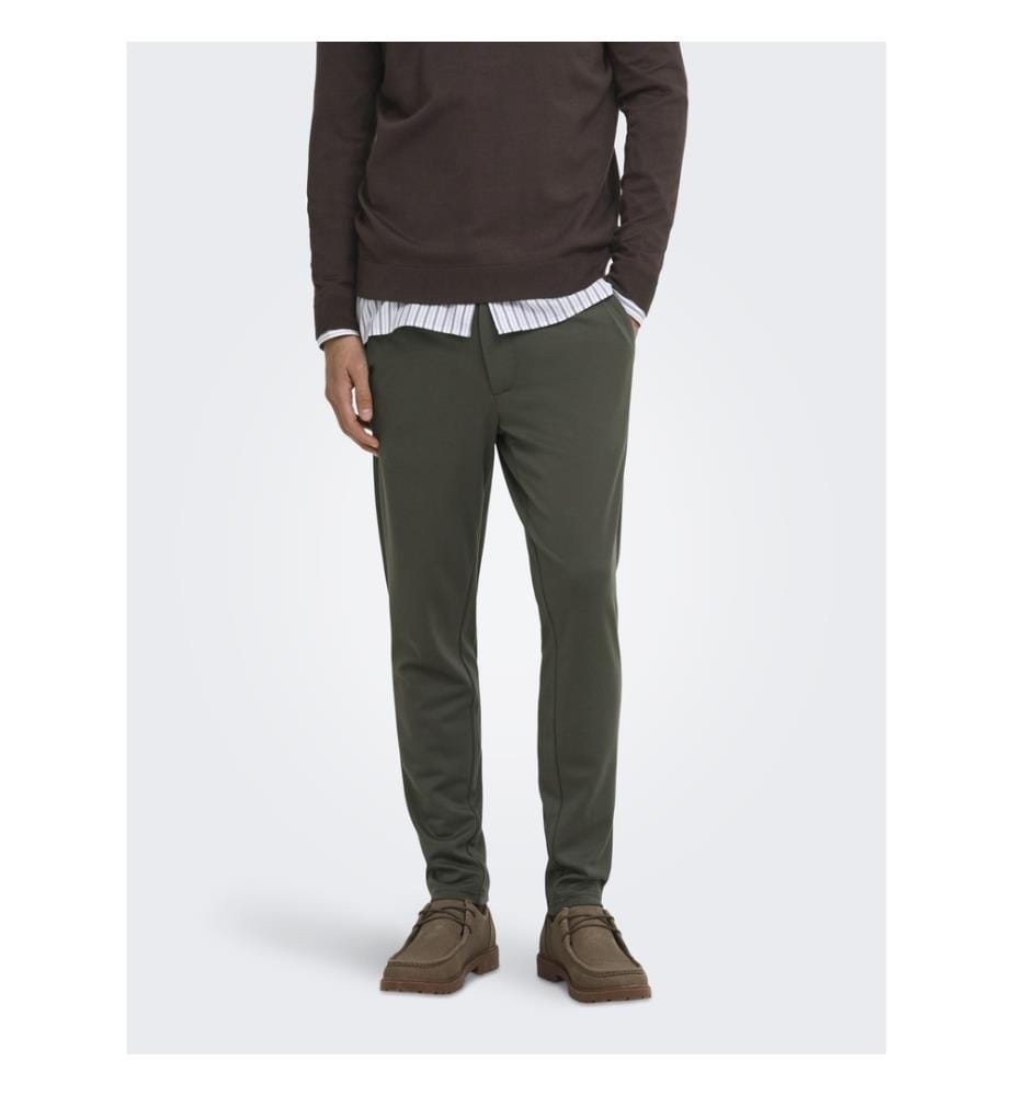 Mark Slim-Fit-Chino-Hose – Khaki