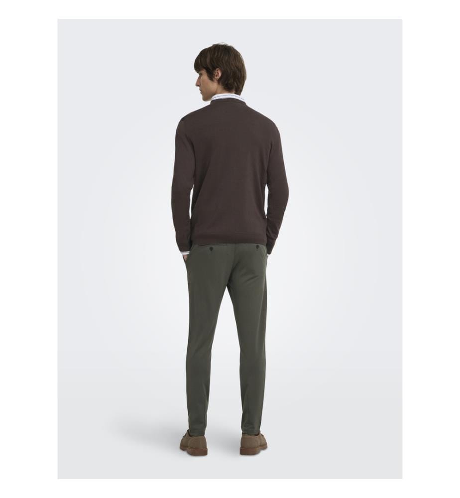 Mark Slim-Fit-Chino-Hose – Khaki