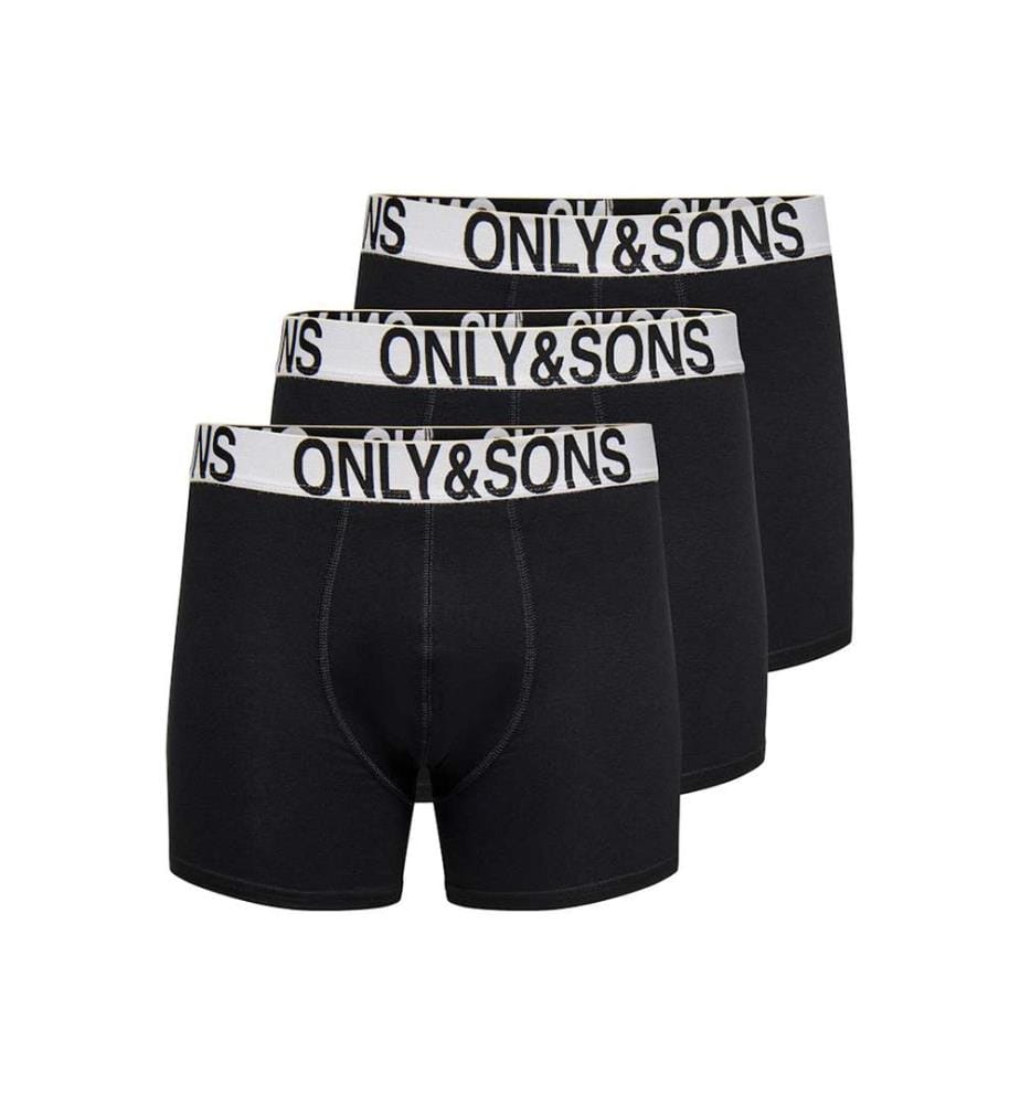 3er-Pack Boxershorts - Schwarz