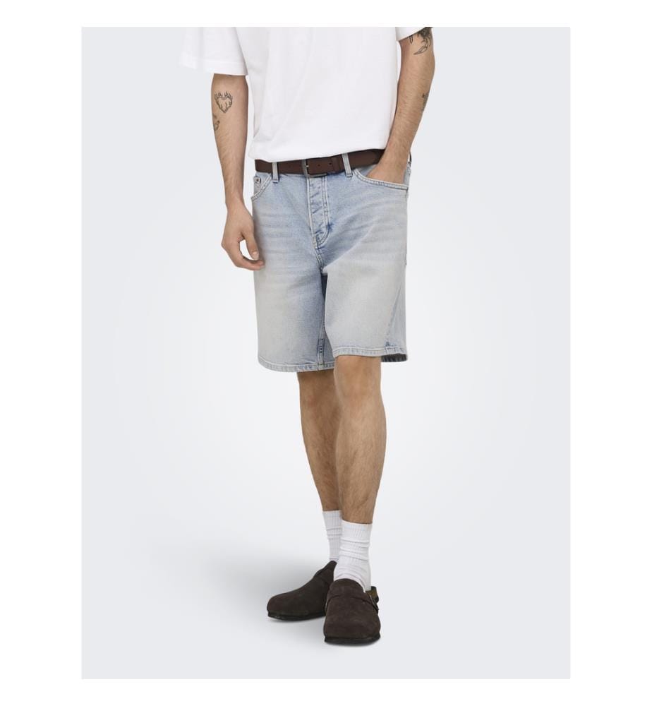Shorts - Hellblauer Denim