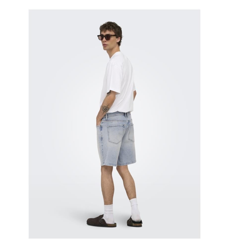 Shorts - Hellblauer Denim