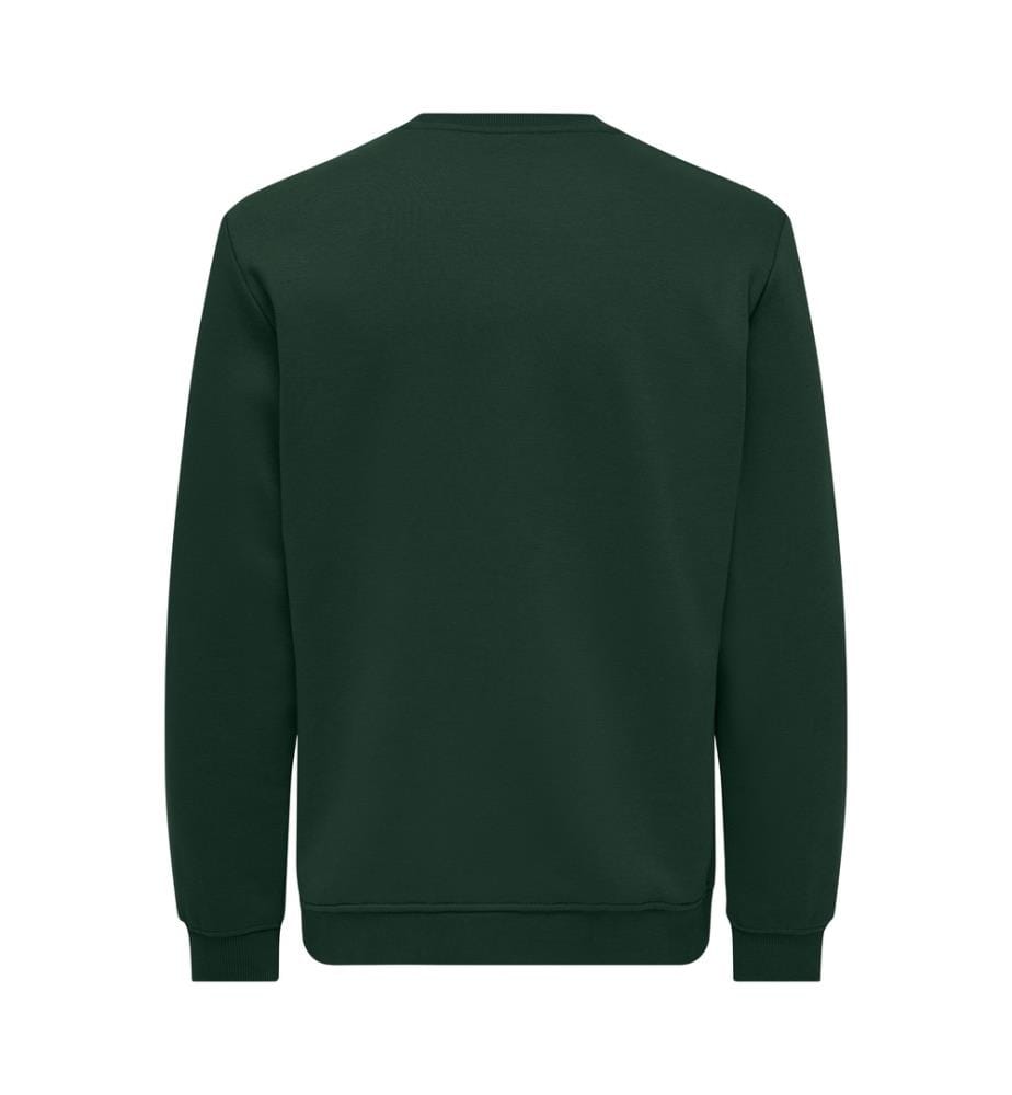 Sweatshirt „Connor Life“ in Regular Fit – Dunkelgrün