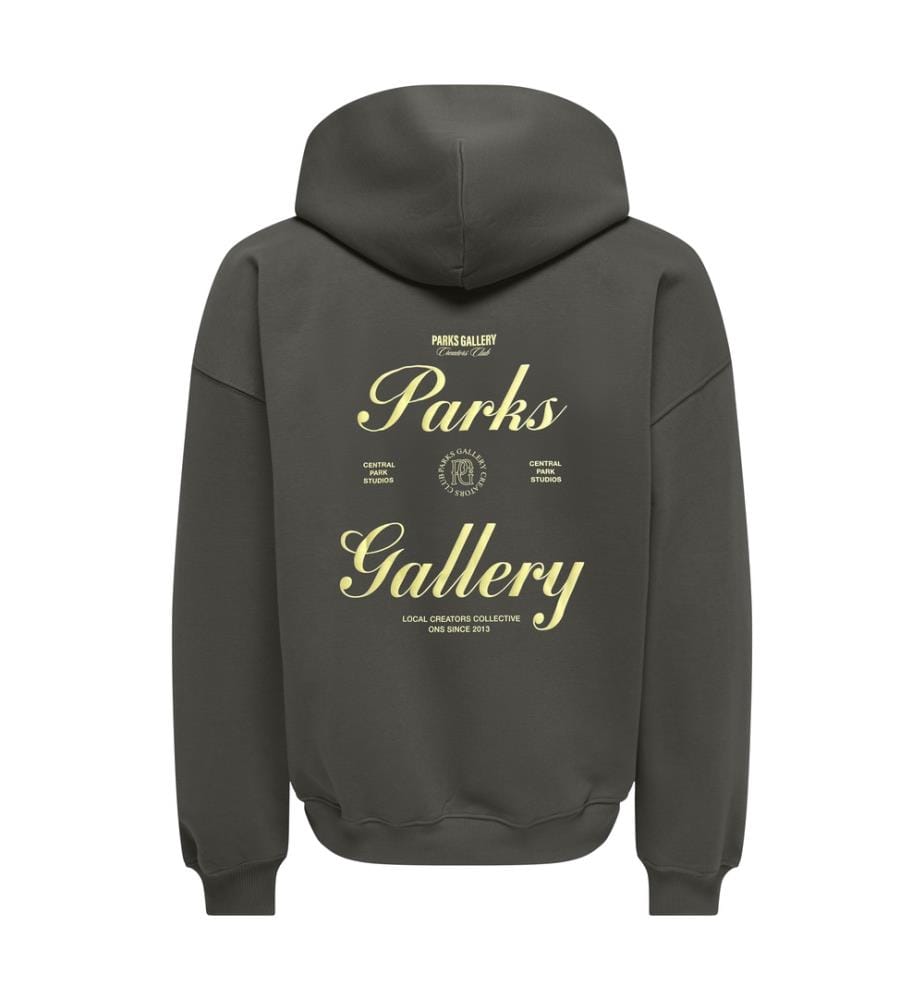 Hoodie „Relaxed Fit Parks“ – Khaki