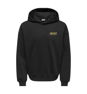 Hoodie „Relaxed Fit Parks“ – Schwarz