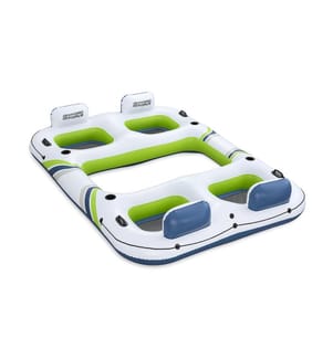 Schwimmende Insel Breeze Block - Weiss Grün