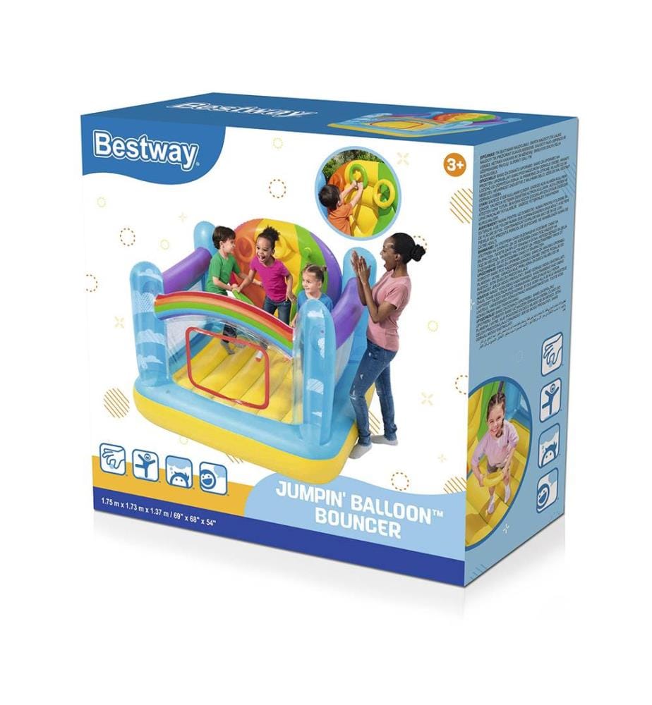 Jumpin Balloon Hüpfburg 175x173x137cm - Multicolor
