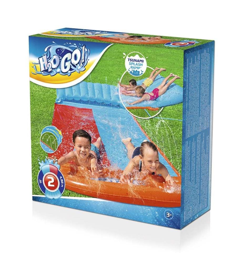 Splash Tsunami Double Slide - Multicolor