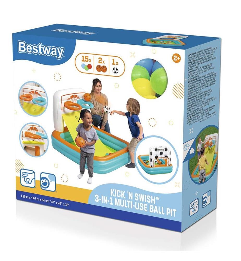 Kick 'N Swish Spielplatz - Blau Orange