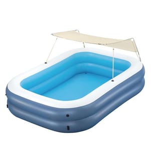 Summer Bliss Shaded Family Pool 254x178x140 cm - Grau