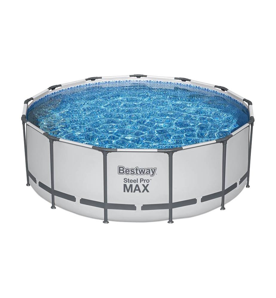 Steel Pro Max Pool Set 396x122cm - Grau