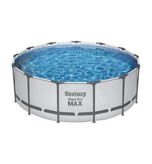 Steel Pro Max Pool Set 396x122cm - Grau