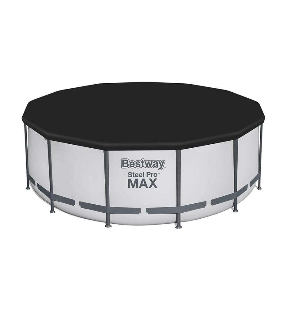 Steel Pro Max Pool Set 396x122cm - Grau