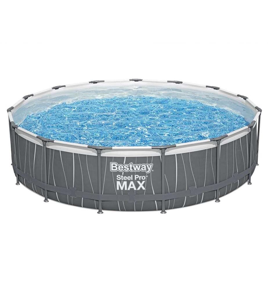 Steel Pro Max Pool Set 457x107cm - Grau