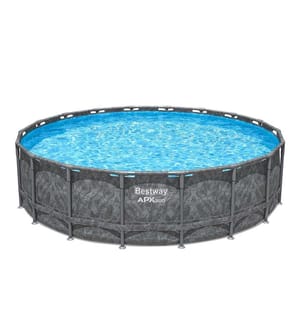 APX 365 Round Pool Set 549x132cm - Anthrazit