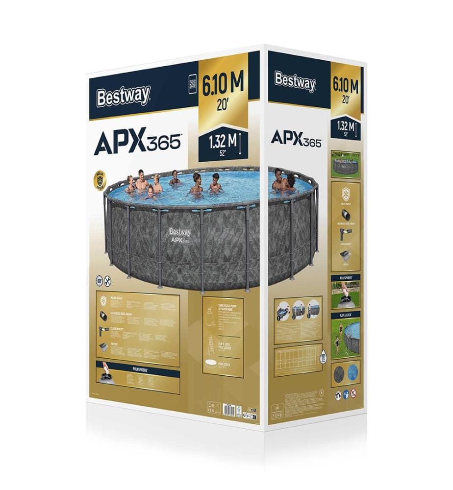 Apx Pool Rund - Grau