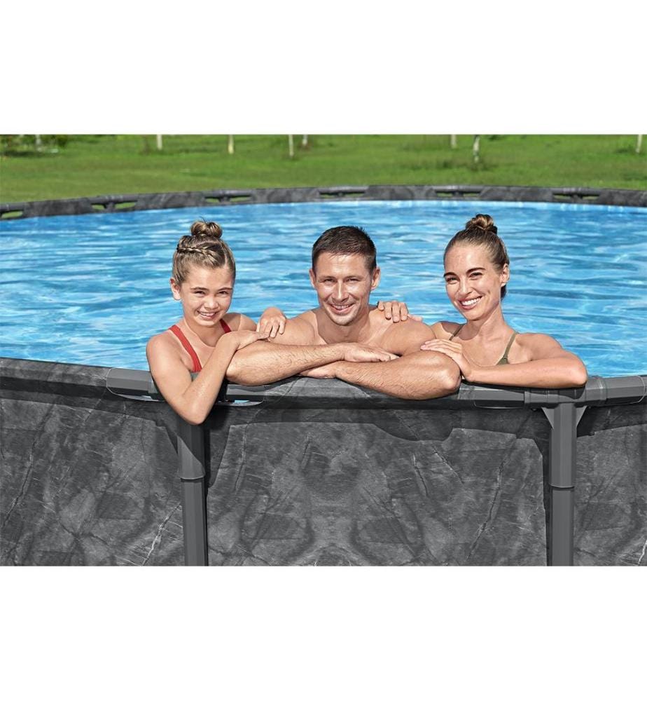 Apx Pool Rund - Grau