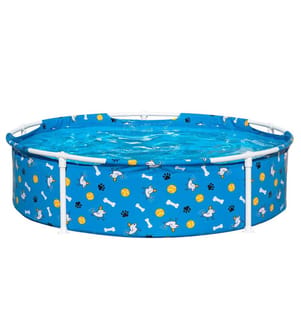 Frame Pool Pfote für Haustiere 122 x 30,5 cm - Multicolor