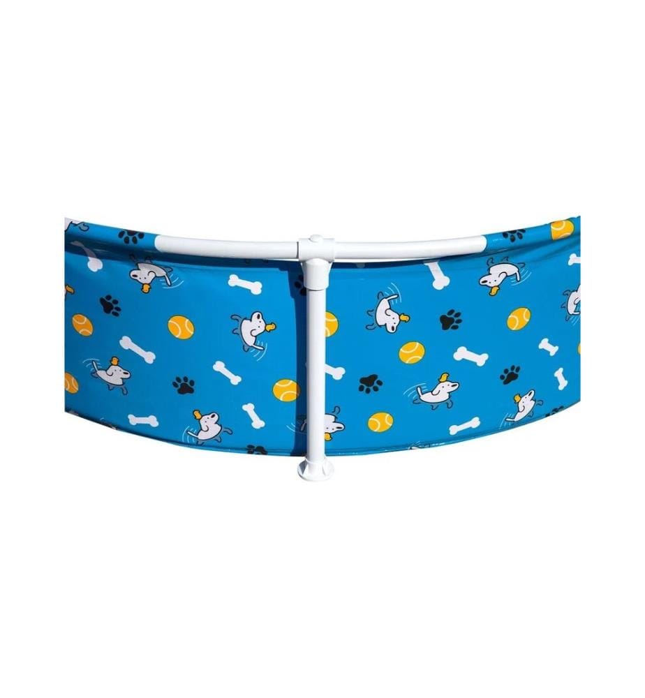 Frame Pool Pfote für Haustiere 122 x 30,5 cm - Multicolor