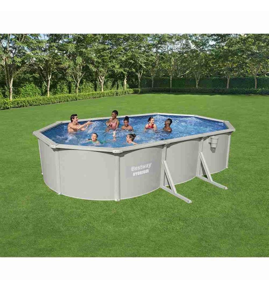 Pool Hydrium™ 610 x 360 x 120 cm - White and Light Blue