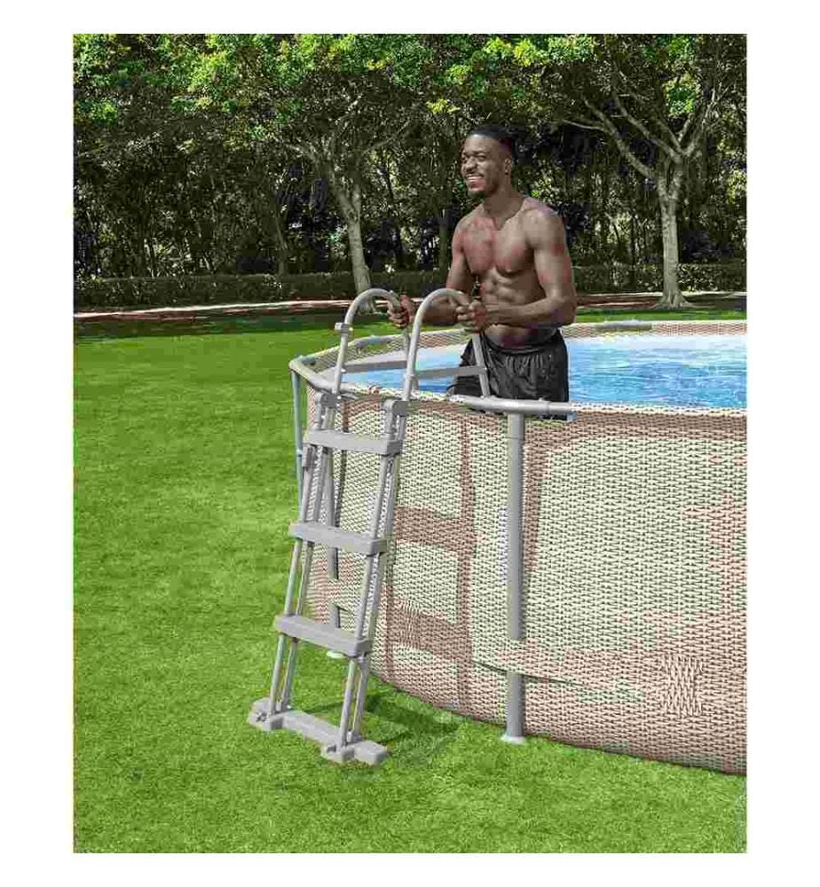 Flip & Lock Outdoor Swimmingpool-Leiter - 107 cm