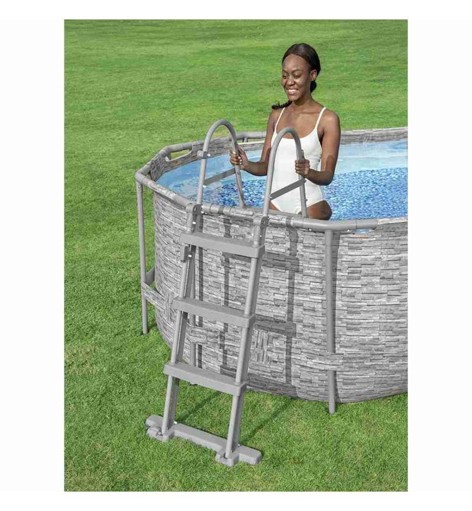 Flip & Lock Outdoor Swimmingpool-Leiter - 107 cm