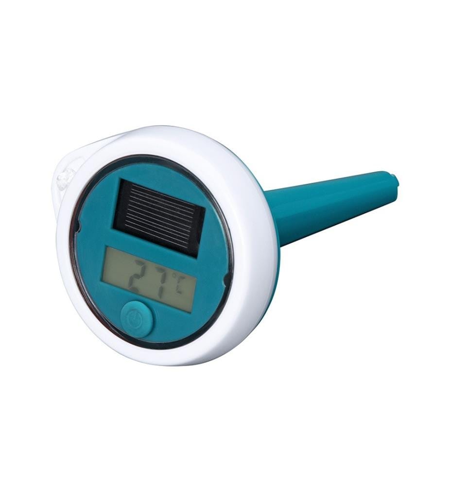 Digital Pool Thermometer with Digital Display - Blue & White