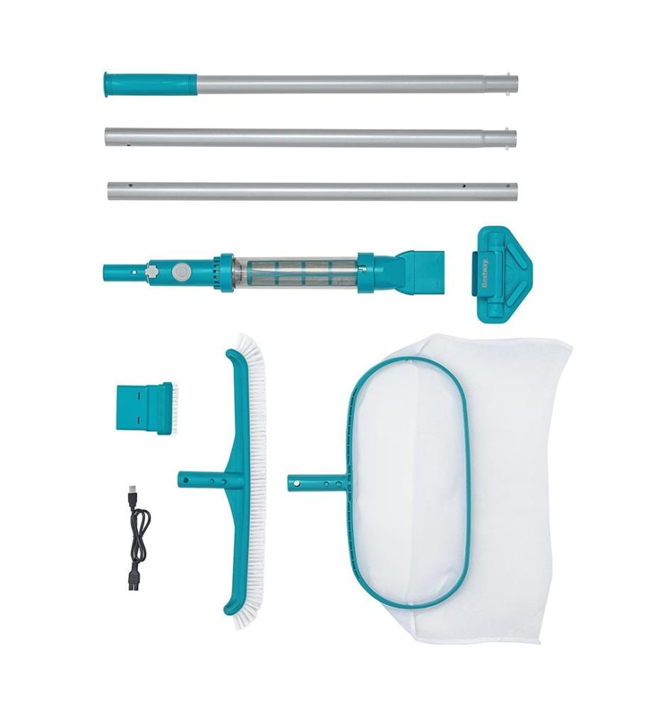 Kit D'Entretien Piscine Aquasurge - Bleu Gris