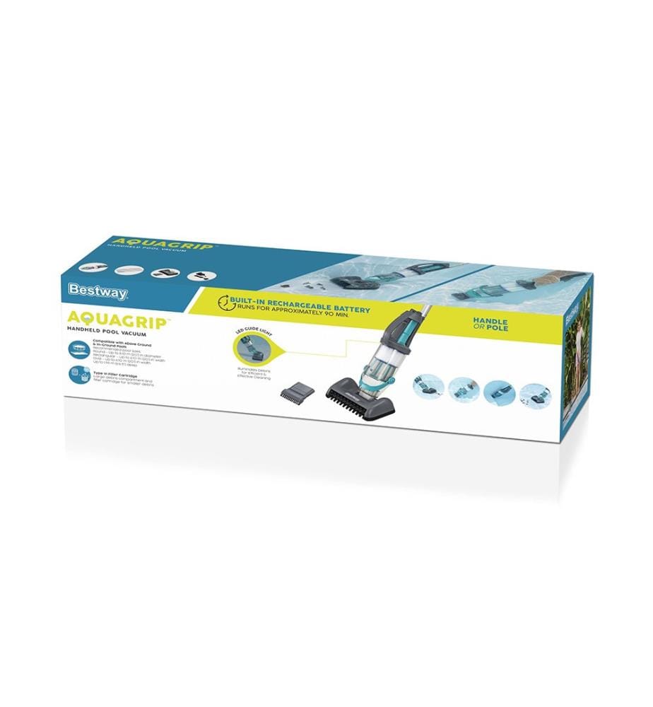 Aquagrip Tragbarer Staubsauger - Blau Grau