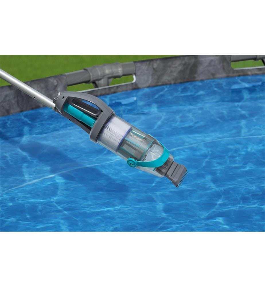 Aquagrip Tragbarer Staubsauger - Blau Grau