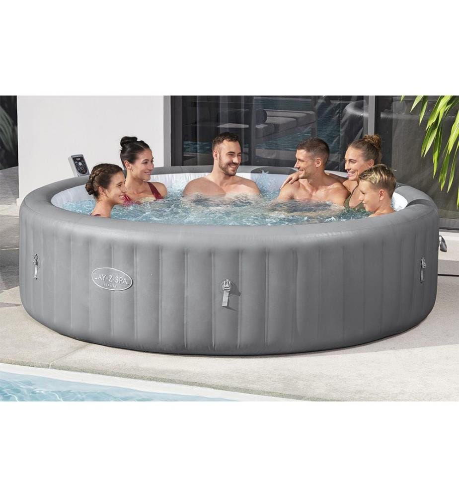 Lay-Z-Spa Hawaii Inflatable Spa - Grey