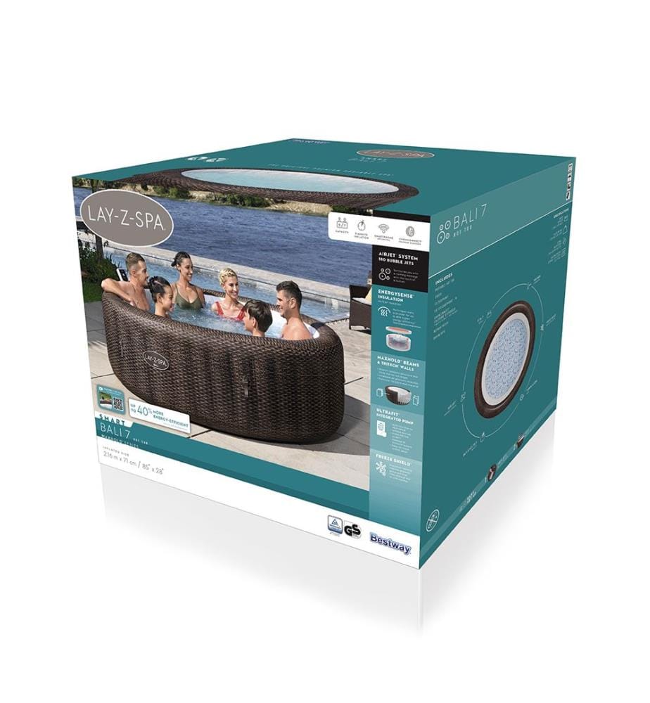 Lay-Z-Spa Maxhold Spa gonfiabile - Marrone