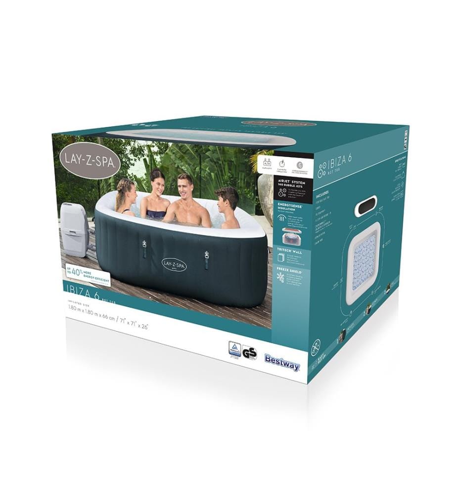Lay-Z-Spa Ibiza Spa gonfiabile - Verde