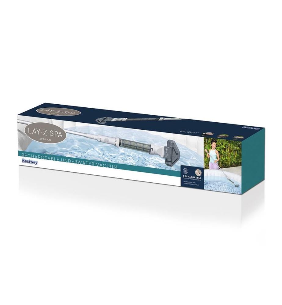 Lay-Z-Akkubetriebener Pool- und Whirlpoolsauger - Grau