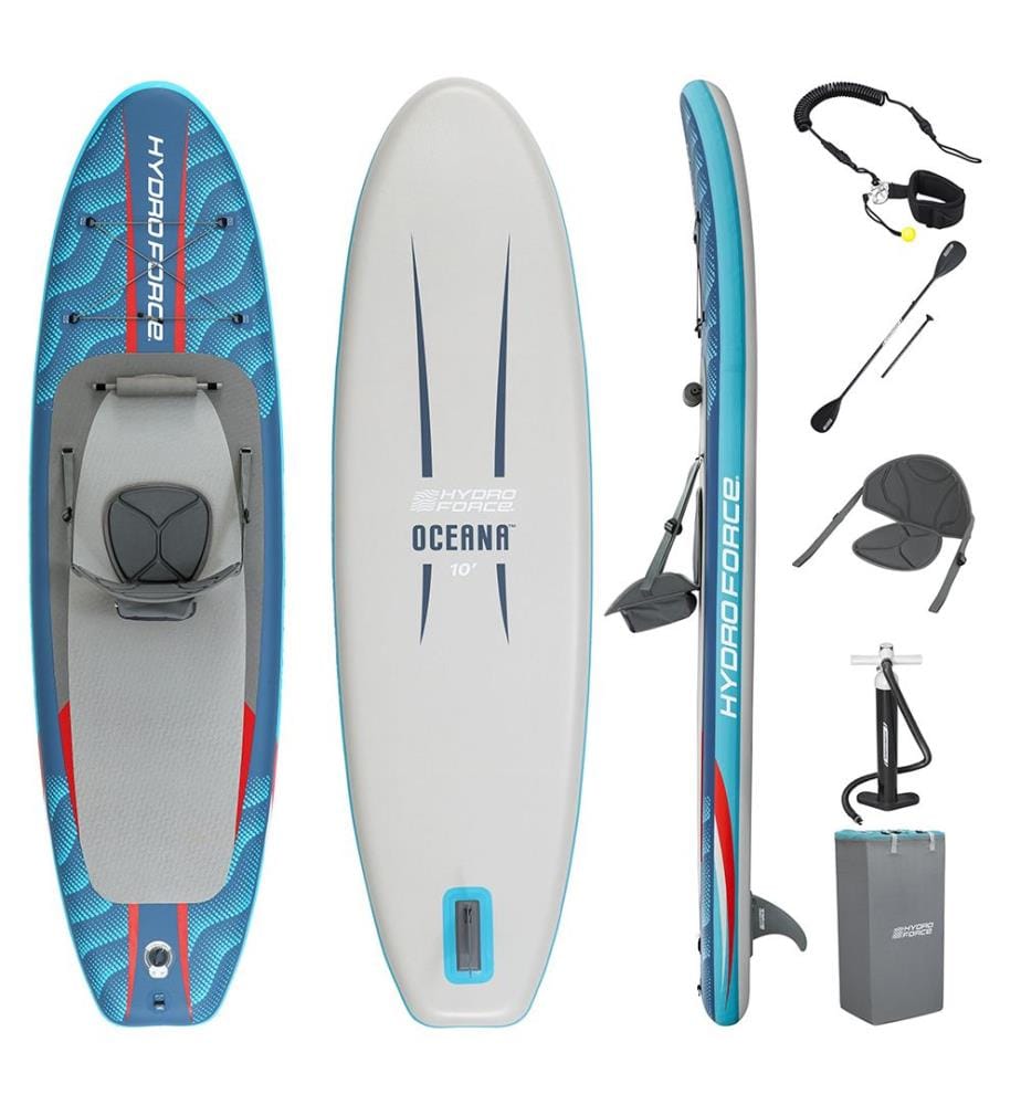 Surfbrett Oceana 10' - Grau Blau