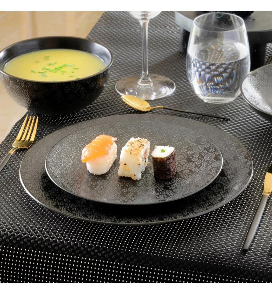 Service 18 Pièces Black Japan 
